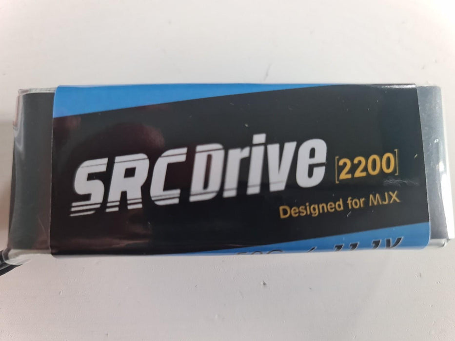 SRCDRIVE Short 3S Lipo Battery 11.1V 2200mAh T Plug Deans 50C for Car Boat UK