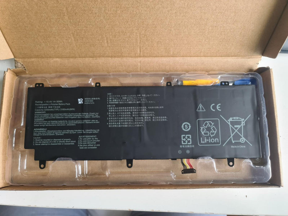 Battery FOR ASUS C41N1805 For ASUS ROG Zephyrus S GX531 GX531GS GX531GX GX531GM