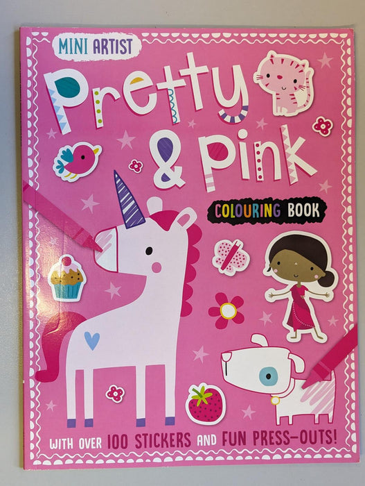 Mini Artist: Pretty & Pink Colouring Book - Paperback