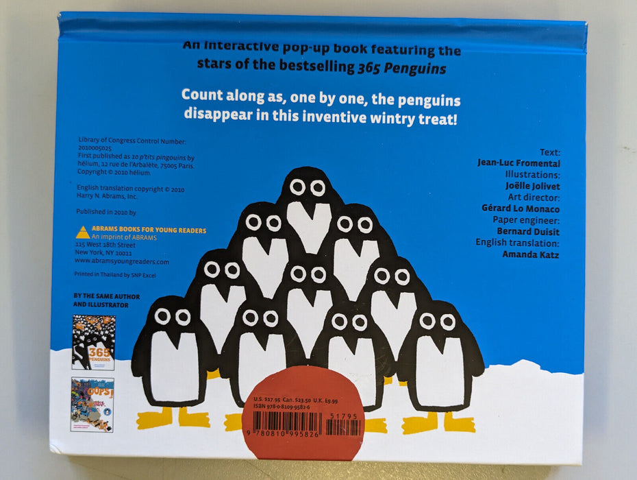 10 Little Penguins: A Pop-Up Book by Joelle Jolivet (Hardcover, 2010)