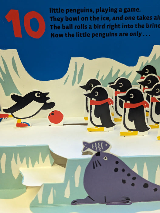 10 Little Penguins: A Pop-Up Book by Joelle Jolivet (Hardcover, 2010)