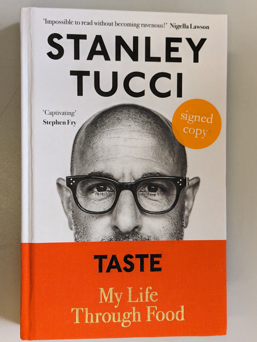 *SIGNED* Taste: My Life Through Food by Stanley Tucci - Hardcover, 2021