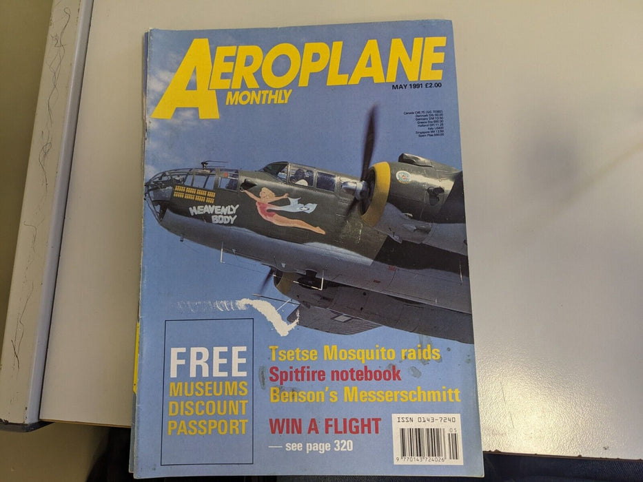 AEROPLANE MONTHLY / MAY 1991 / BENSON'S MESSERSCHMITT / TSETSE MOSQUITO RAIDS