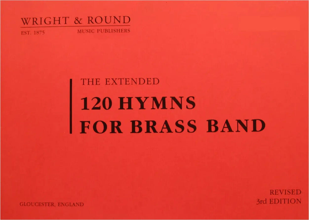 120 Hymns for Brass Band - 2nd Bb Baritone Part Book - Standard - Music A5