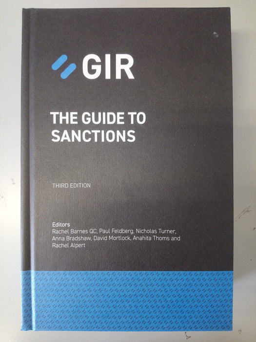 GIR The Guide to Sanctions 2022 Third Edition Hardcover