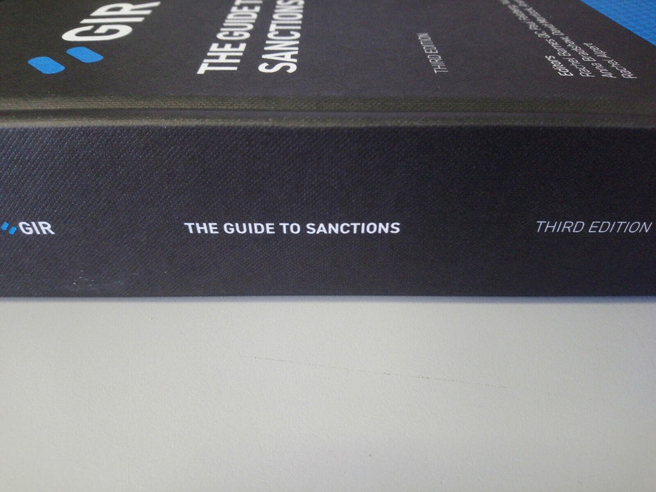 GIR The Guide to Sanctions 2022 Third Edition Hardcover