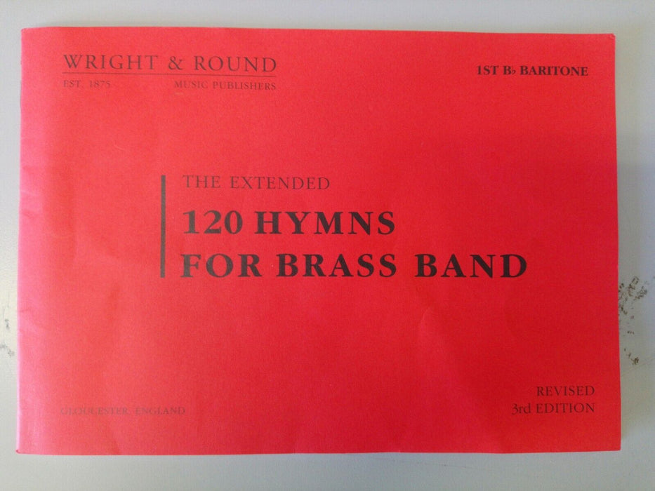 120 Hymns for Brass Band - 1st Bb Baritone - Revised 3rd Edition - A5