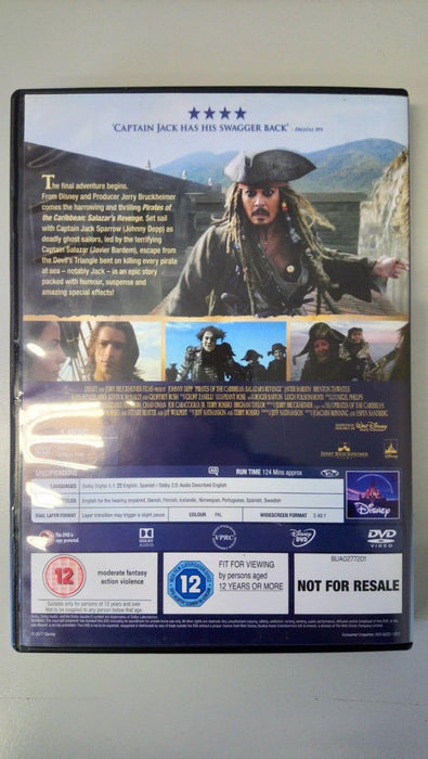 Pirates of the Caribbean - Salazar's Revenge DVD