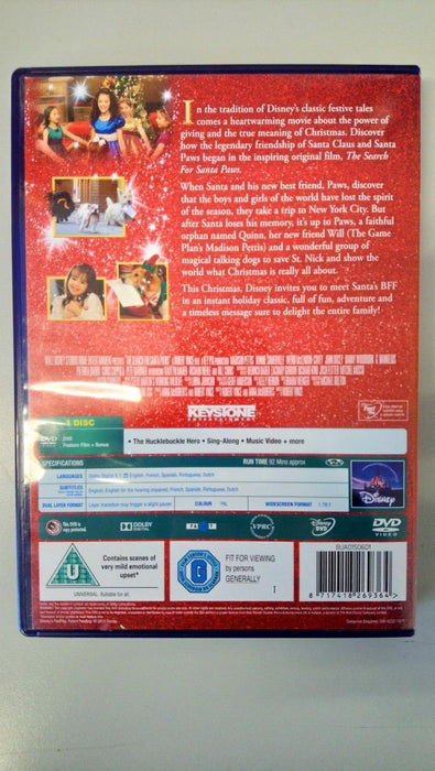 The Search for Santa Paws DVD