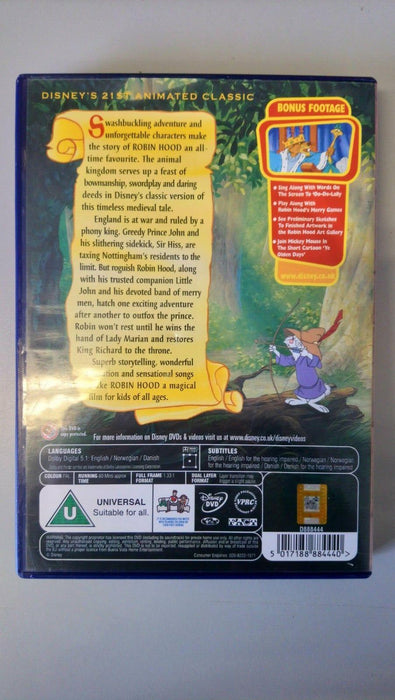 Robin Hood - Disney Classic DVD