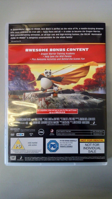 Kung Fu Panda DVD