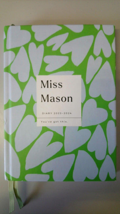 Miss Mason Diary 2023 - 2024 Hardback