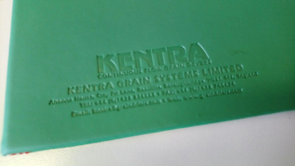 Kentra branded Plain Green A5 Lined Hardback Notebook with Pen