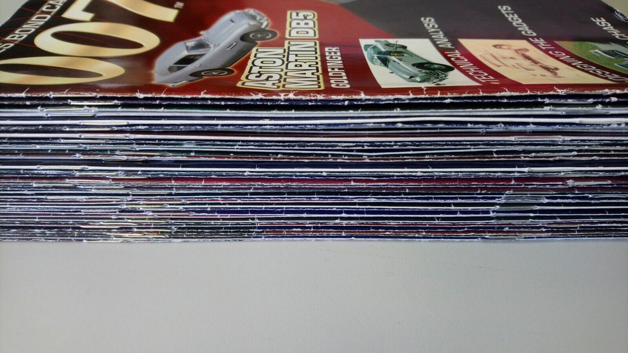 James Bond Car Collection MAGAZINES ONLY See Description