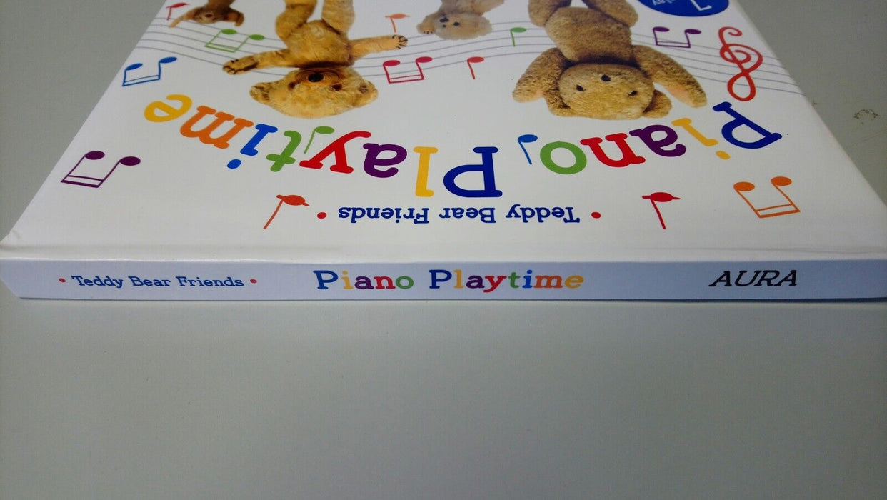 Piano Book Playtime Teddy Bear Friends 7 Easy to Play Nursery Rhymes Age 3+