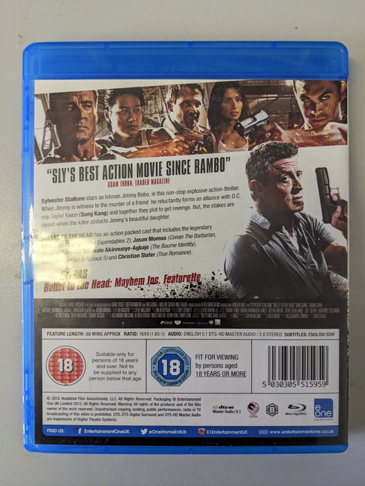 Bullet to the Head Blu-ray