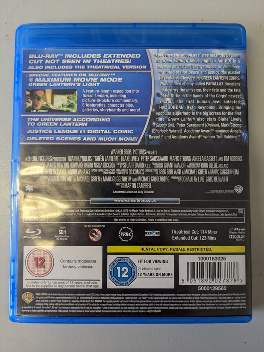 Green Lantern Blu-ray Extended Cut