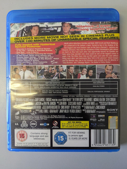 The Other Guys Blu-ray The Extended Other Edition