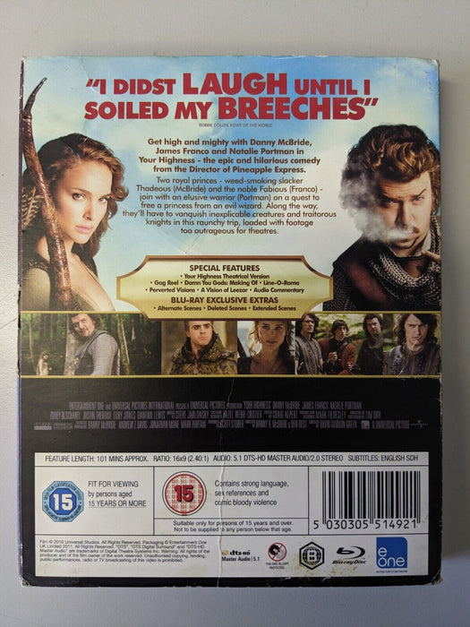 Your Highness Blu-ray Extended Edition