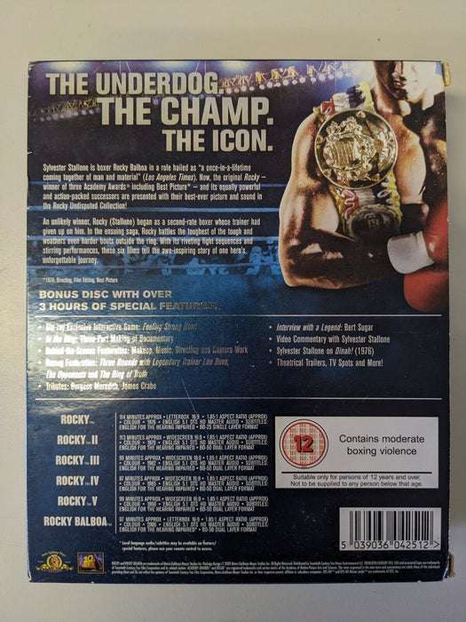 Rocky The Undisputed Collection Blu-ray