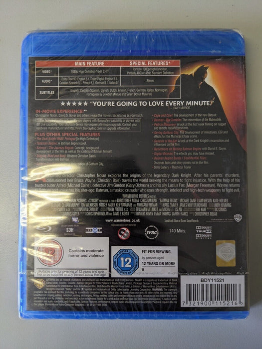 Batman Begins Blu-ray