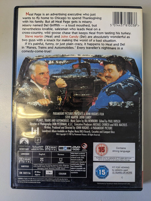 Planes, Trains and Automobiles DVD