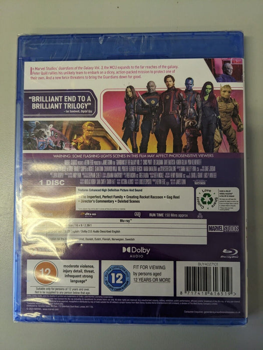 Guardians of the Galaxy Volume 3 Blu-ray