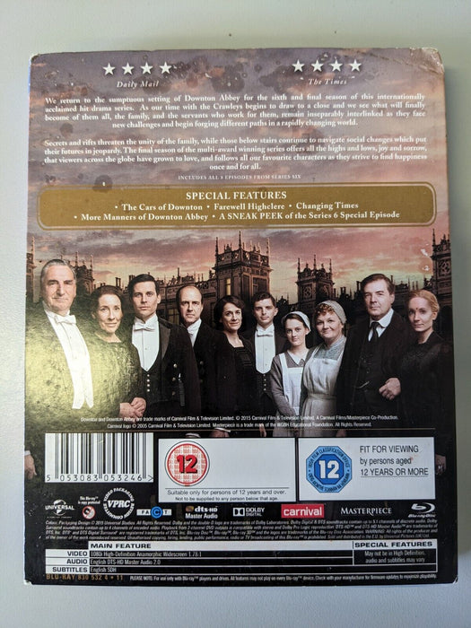 Downton Abbey Series Six Blu-ray