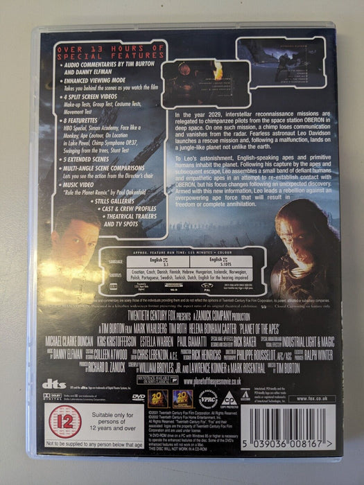 Planet of the Apes DVD