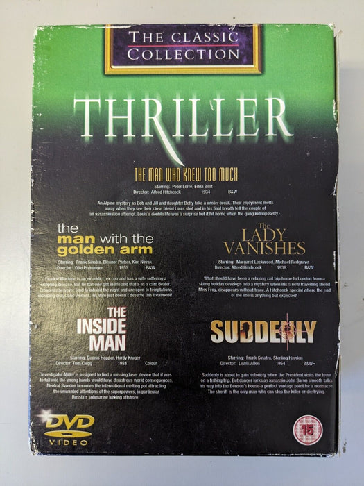 The Classic Thriller Collection DVD Set Number 5