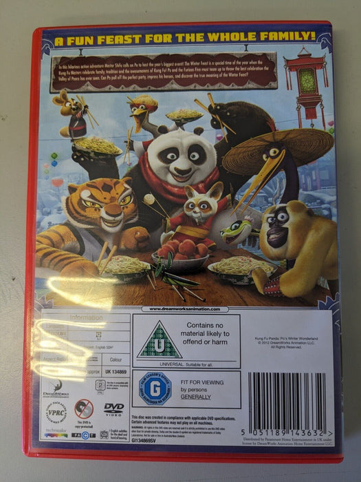 Kung Fu Panda Po's Winter Wonderland DVD