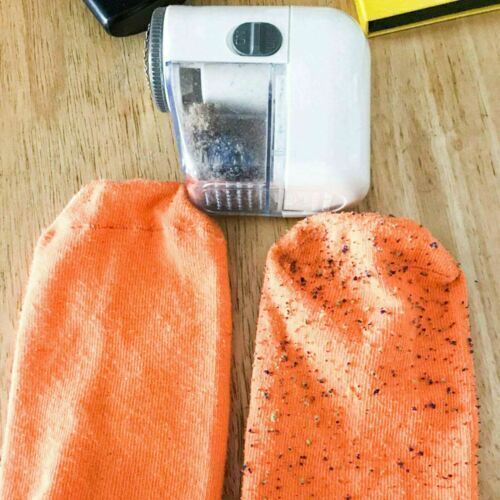 Automatic Mini Lint Shaver Fabric Bobble Fluff Remover Battery Operated Gadget