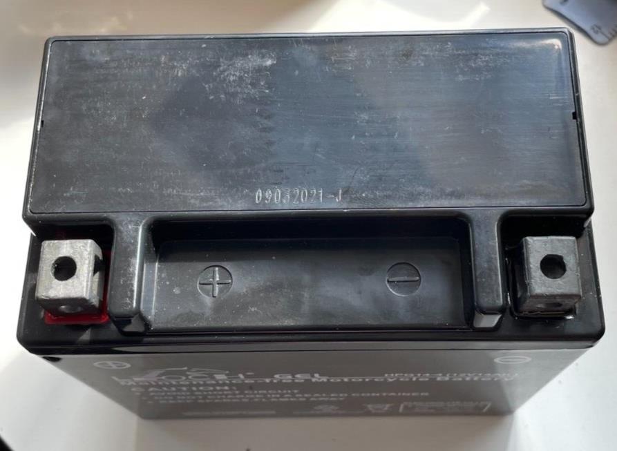 Leoch Motorcycle Battery HPG14-4 12V 12Ah