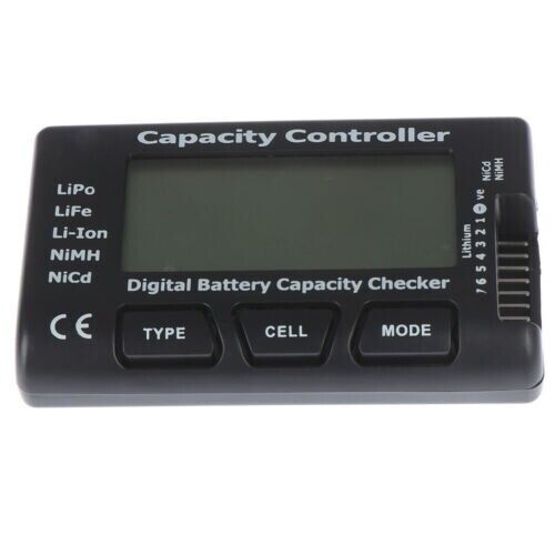 Digital Battery Capacity Tester Checker Controller LCD For LiPo LiFe NiMH Li-ion
