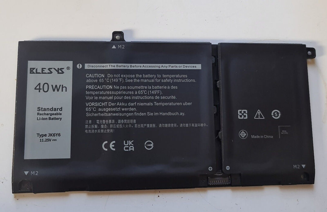 Laptop Battery for Dell INSPIRON 5300 5301 5401 5402 5408 5409 40Wh CF5RH JK6Y6