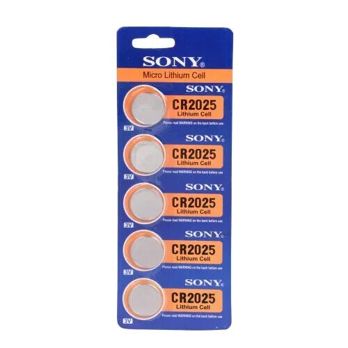 20 x Genuine Sony Batteries CR2025 3V Coin Cell Battery DL 2025