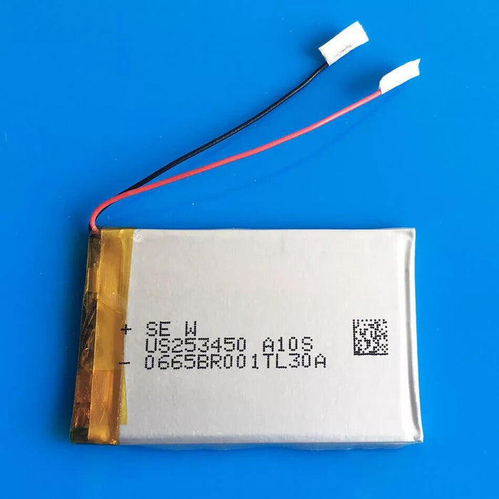 2 pcs 400 mAh Lipo Battery for Mp3 GPS Bluetooth US253450