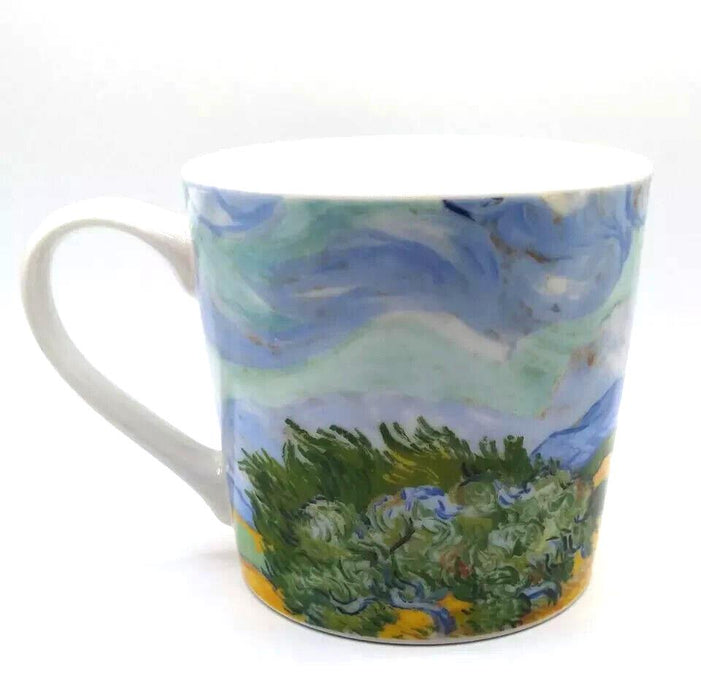 The National Gallery Vincent Van Gogh Mug - A Wheatfield with Cypresses