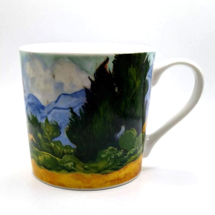 The National Gallery Vincent Van Gogh Mug - A Wheatfield with Cypresses