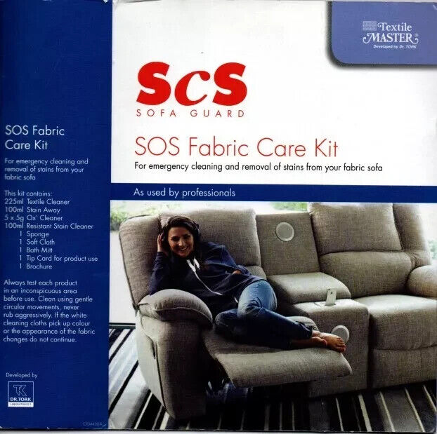 SCS Sofa Guard SOS Sofa Cleaning Fabric Care Kit Sealed