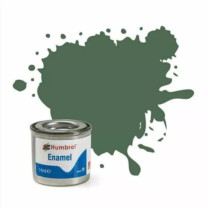 HUMBROL Enamel Model Paints 14ml tins Uniform Green Matt #76