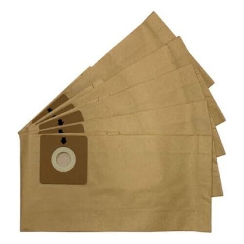 5 x Universal Large Capacity Hoover Vacuum Dust Bags Brown Paper