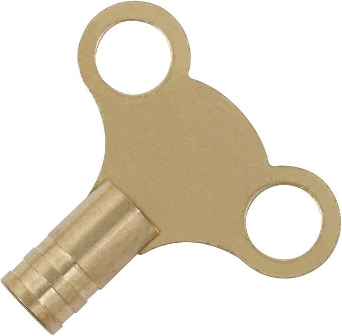 GTSE Pack of 2 Brass Radiator Key, Radiator Bleed Key, Radiator Bleed Valve Key,