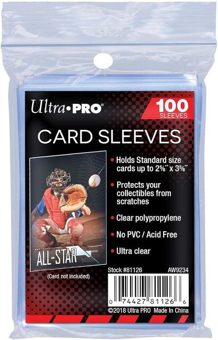 Ultra Pro - AW11739 - Card Protector Sleeves - - Transparent - 100 Piece