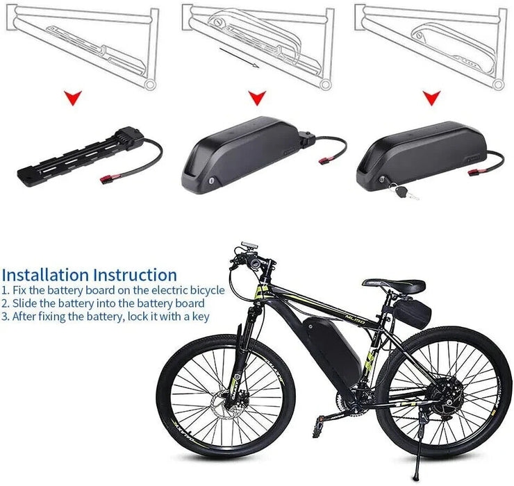 48V 13Ah Downtube battery Li-ion Battery fr Ebike Electric Motorbike Motor