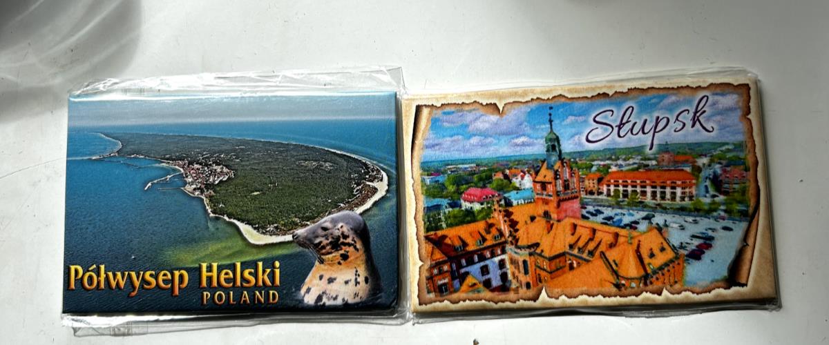 2 x Polish Tourist Holiday Fridge Magnet Gifts