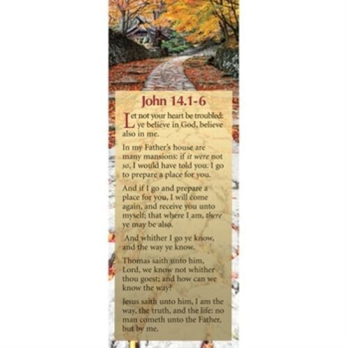 Bookmarks։ 'Let not your heart be…' Jn. 14.1-6 (10pk) [BG06]* - Trinitarian Bibl