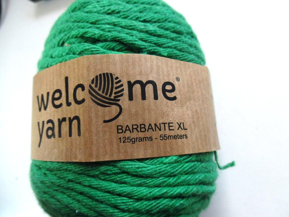 welcome yarn green 125 grams - 55 metres