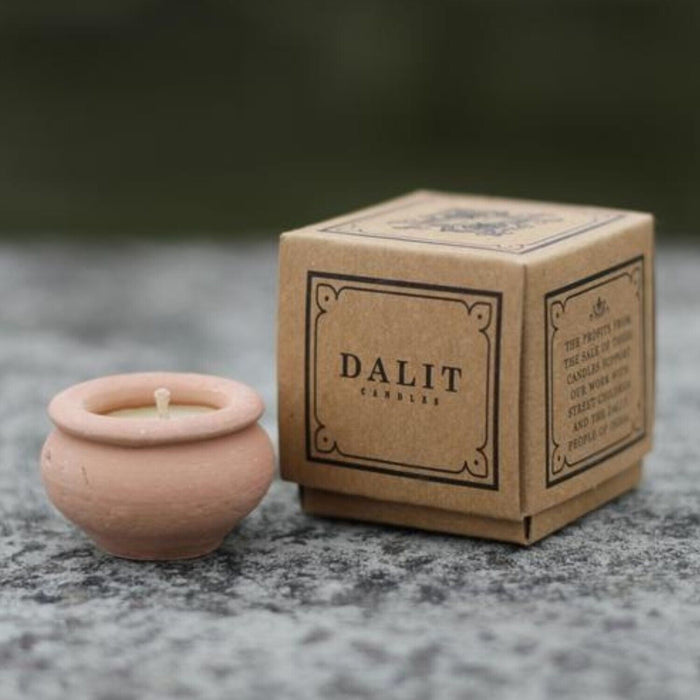 Dalit Handmade Clay pot Blended Beeswax Candle