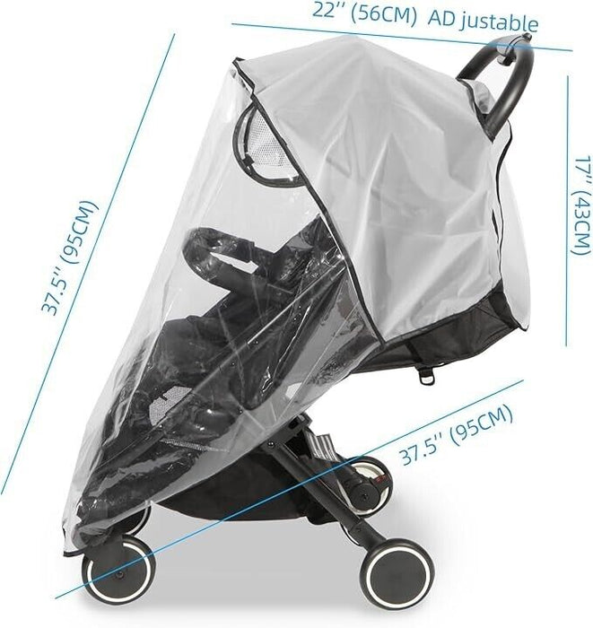 Universal Rain Cover for Pushchair,Pram Rain Cover,Rain Cover for Pram,Travel We